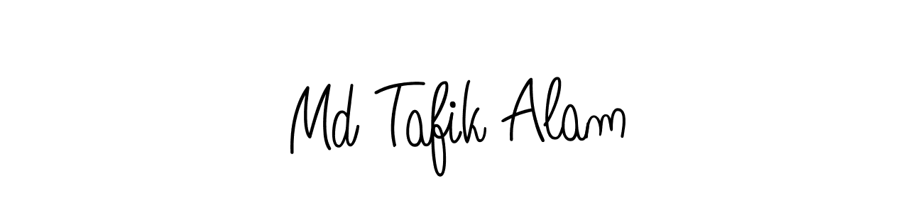 Use a signature maker to create a handwritten signature online. With this signature software, you can design (Angelique-Rose-font-FFP) your own signature for name Md Tafik Alam. Md Tafik Alam signature style 5 images and pictures png