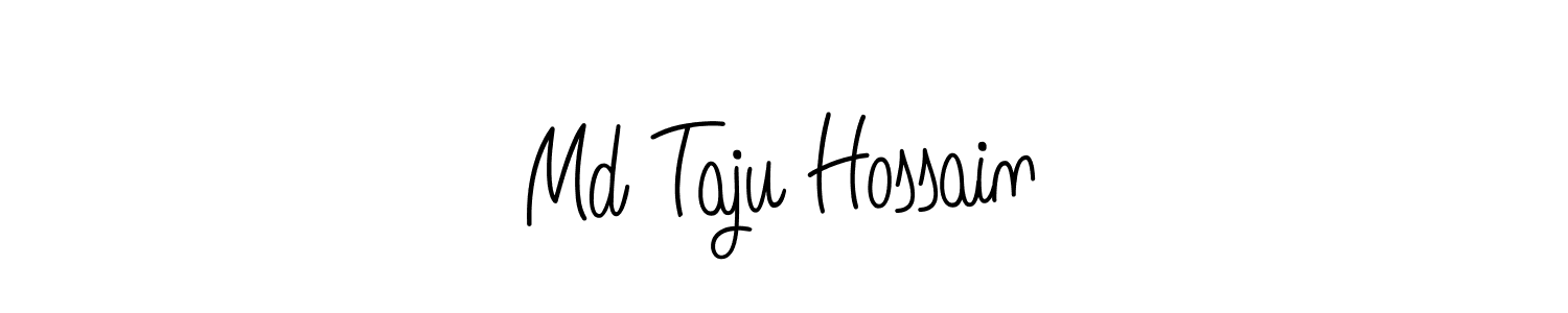Make a beautiful signature design for name Md Taju Hossain. With this signature (Angelique-Rose-font-FFP) style, you can create a handwritten signature for free. Md Taju Hossain signature style 5 images and pictures png