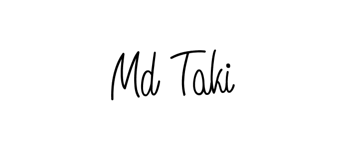 Also we have Md Taki name is the best signature style. Create professional handwritten signature collection using Angelique-Rose-font-FFP autograph style. Md Taki signature style 5 images and pictures png
