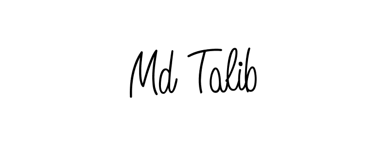 if you are searching for the best signature style for your name Md Talib. so please give up your signature search. here we have designed multiple signature styles  using Angelique-Rose-font-FFP. Md Talib signature style 5 images and pictures png