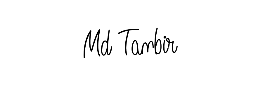 How to Draw Md Tanbir signature style? Angelique-Rose-font-FFP is a latest design signature styles for name Md Tanbir. Md Tanbir signature style 5 images and pictures png