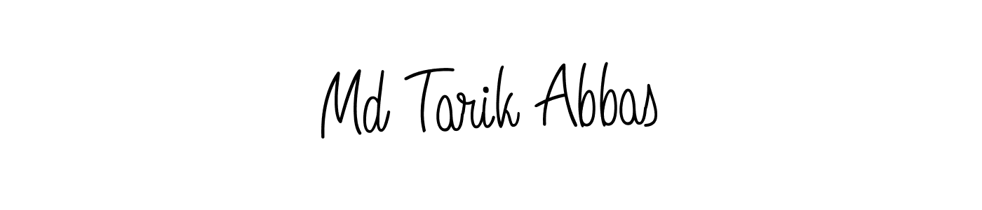 Create a beautiful signature design for name Md Tarik Abbas. With this signature (Angelique-Rose-font-FFP) fonts, you can make a handwritten signature for free. Md Tarik Abbas signature style 5 images and pictures png