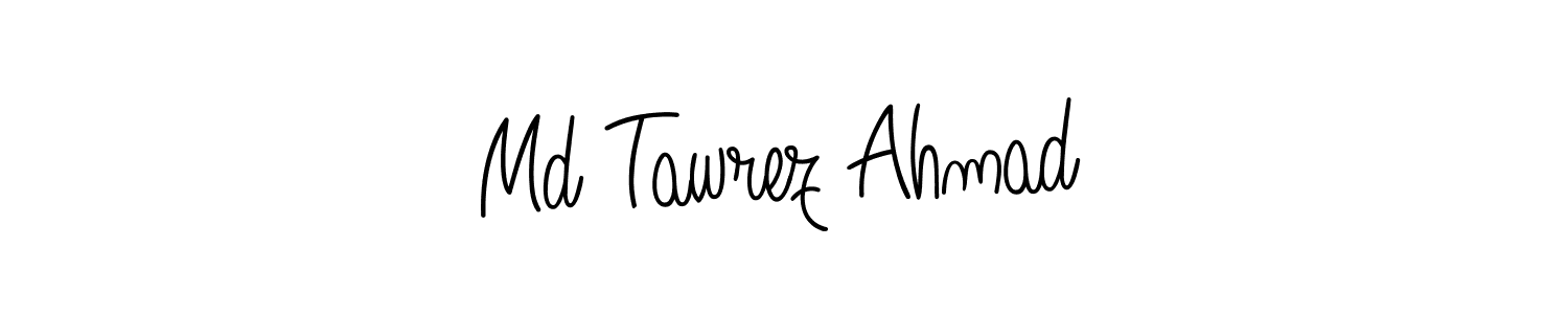 How to Draw Md Tawrez Ahmad signature style? Angelique-Rose-font-FFP is a latest design signature styles for name Md Tawrez Ahmad. Md Tawrez Ahmad signature style 5 images and pictures png