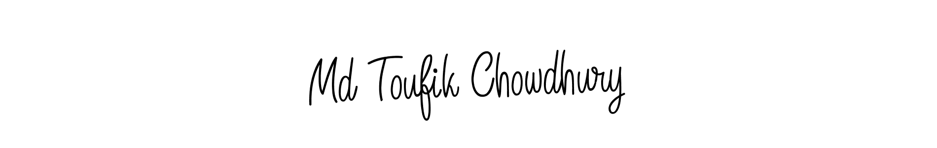 Md Toufik Chowdhury stylish signature style. Best Handwritten Sign (Angelique-Rose-font-FFP) for my name. Handwritten Signature Collection Ideas for my name Md Toufik Chowdhury. Md Toufik Chowdhury signature style 5 images and pictures png