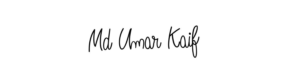 How to make Md Umar Kaif name signature. Use Angelique-Rose-font-FFP style for creating short signs online. This is the latest handwritten sign. Md Umar Kaif signature style 5 images and pictures png