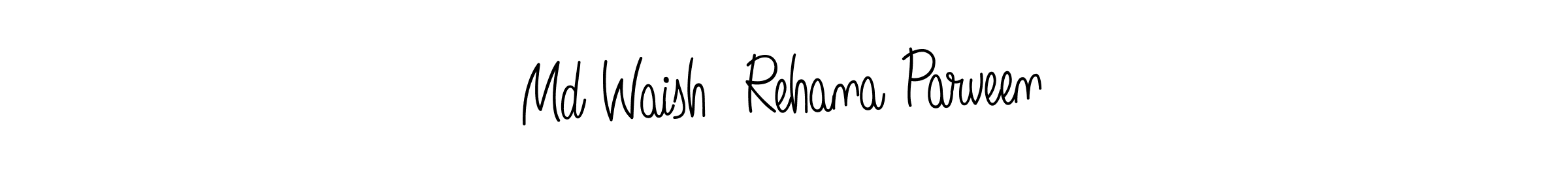 if you are searching for the best signature style for your name Md Waish  Rehana Parveen. so please give up your signature search. here we have designed multiple signature styles  using Angelique-Rose-font-FFP. Md Waish  Rehana Parveen signature style 5 images and pictures png