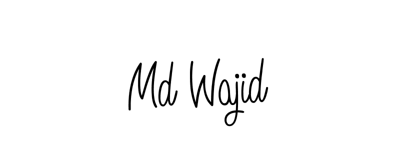 Best and Professional Signature Style for Md Wajid. Angelique-Rose-font-FFP Best Signature Style Collection. Md Wajid signature style 5 images and pictures png