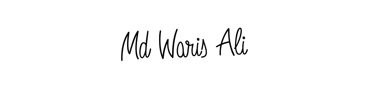 Make a short Md Waris Ali signature style. Manage your documents anywhere anytime using Angelique-Rose-font-FFP. Create and add eSignatures, submit forms, share and send files easily. Md Waris Ali signature style 5 images and pictures png