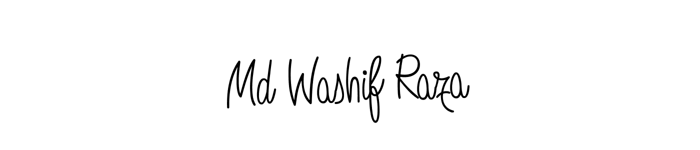 Also we have Md Washif Raza name is the best signature style. Create professional handwritten signature collection using Angelique-Rose-font-FFP autograph style. Md Washif Raza signature style 5 images and pictures png
