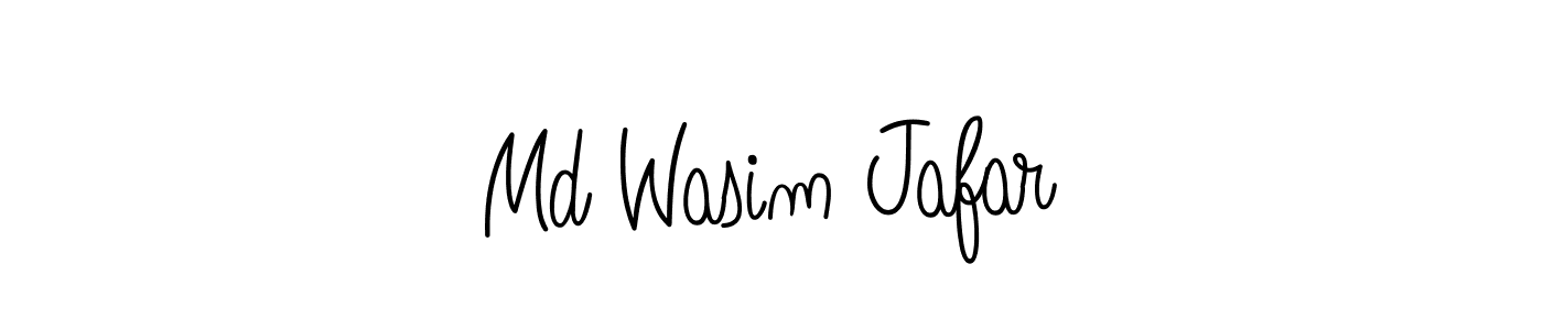 Make a short Md Wasim Jafar signature style. Manage your documents anywhere anytime using Angelique-Rose-font-FFP. Create and add eSignatures, submit forms, share and send files easily. Md Wasim Jafar signature style 5 images and pictures png