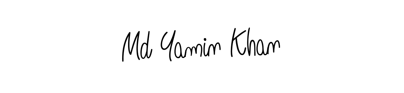 Also we have Md Yamin Khan name is the best signature style. Create professional handwritten signature collection using Angelique-Rose-font-FFP autograph style. Md Yamin Khan signature style 5 images and pictures png