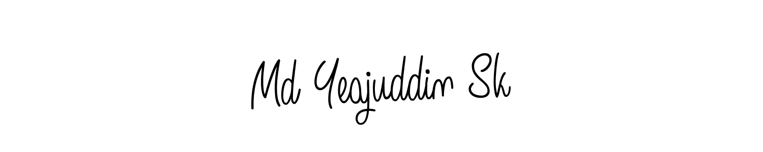 It looks lik you need a new signature style for name Md Yeajuddin Sk. Design unique handwritten (Angelique-Rose-font-FFP) signature with our free signature maker in just a few clicks. Md Yeajuddin Sk signature style 5 images and pictures png