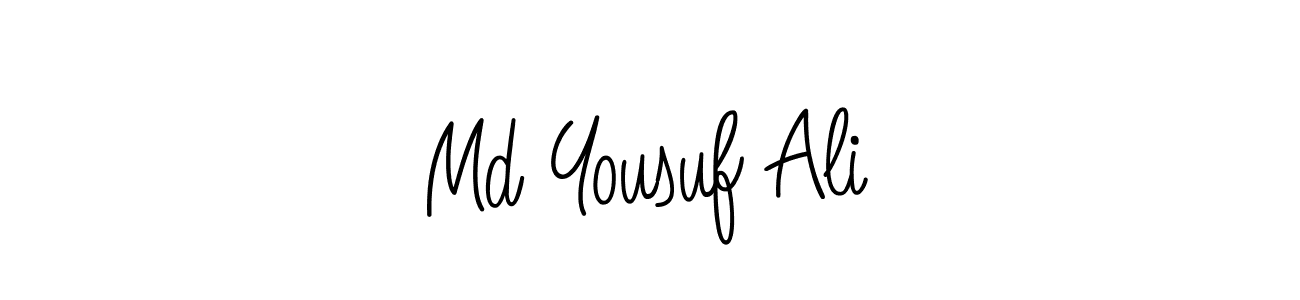 How to Draw Md Yousuf Ali signature style? Angelique-Rose-font-FFP is a latest design signature styles for name Md Yousuf Ali. Md Yousuf Ali signature style 5 images and pictures png