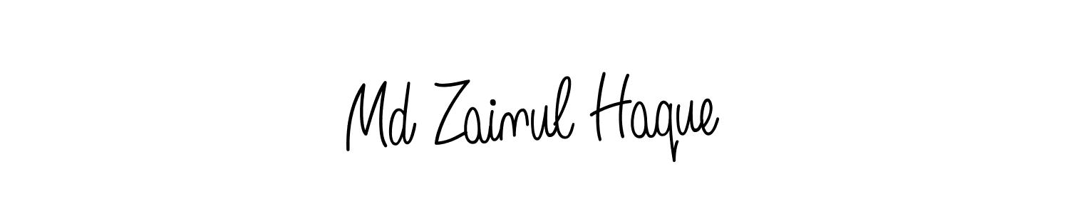 How to make Md Zainul Haque signature? Angelique-Rose-font-FFP is a professional autograph style. Create handwritten signature for Md Zainul Haque name. Md Zainul Haque signature style 5 images and pictures png