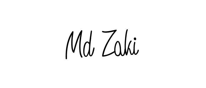 Make a short Md Zaki signature style. Manage your documents anywhere anytime using Angelique-Rose-font-FFP. Create and add eSignatures, submit forms, share and send files easily. Md Zaki signature style 5 images and pictures png