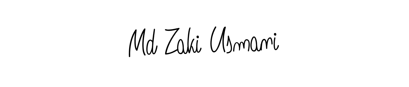 Angelique-Rose-font-FFP is a professional signature style that is perfect for those who want to add a touch of class to their signature. It is also a great choice for those who want to make their signature more unique. Get Md Zaki Usmani name to fancy signature for free. Md Zaki Usmani signature style 5 images and pictures png