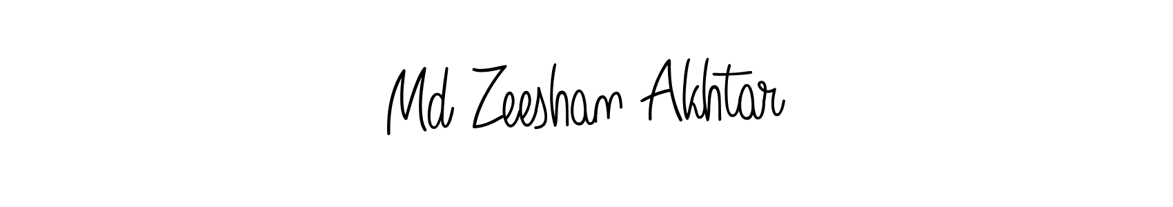 Make a beautiful signature design for name Md Zeeshan Akhtar. Use this online signature maker to create a handwritten signature for free. Md Zeeshan Akhtar signature style 5 images and pictures png
