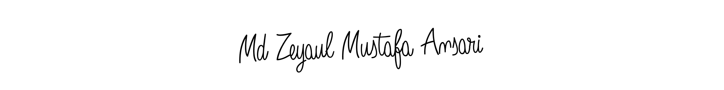 Angelique-Rose-font-FFP is a professional signature style that is perfect for those who want to add a touch of class to their signature. It is also a great choice for those who want to make their signature more unique. Get Md Zeyaul Mustafa Ansari name to fancy signature for free. Md Zeyaul Mustafa Ansari signature style 5 images and pictures png