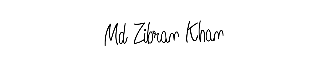 Also we have Md Zibran Khan name is the best signature style. Create professional handwritten signature collection using Angelique-Rose-font-FFP autograph style. Md Zibran Khan signature style 5 images and pictures png