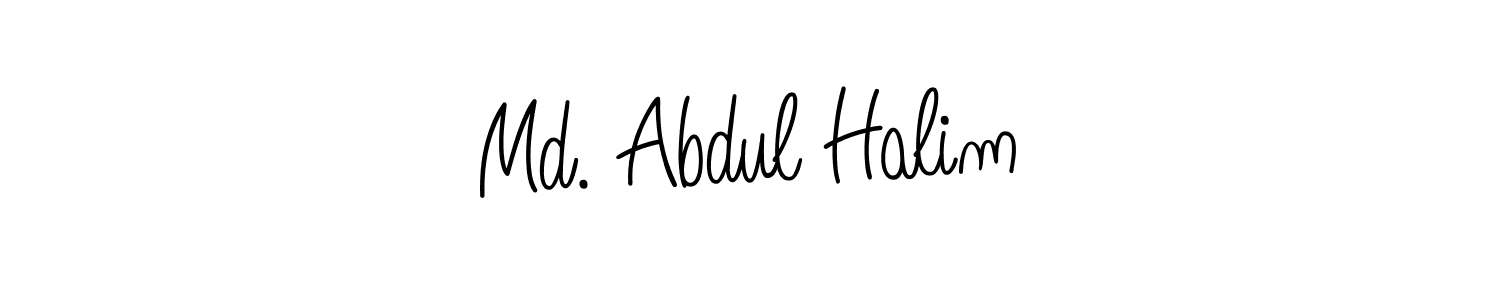 if you are searching for the best signature style for your name Md. Abdul Halim. so please give up your signature search. here we have designed multiple signature styles  using Angelique-Rose-font-FFP. Md. Abdul Halim signature style 5 images and pictures png