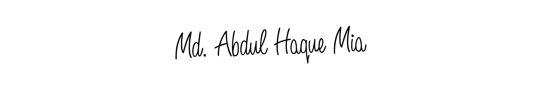 Once you've used our free online signature maker to create your best signature Angelique-Rose-font-FFP style, it's time to enjoy all of the benefits that Md. Abdul Haque Mia name signing documents. Md. Abdul Haque Mia signature style 5 images and pictures png