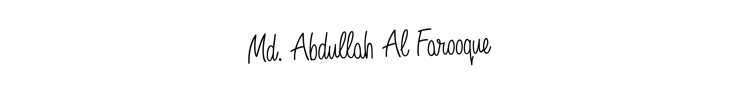 Create a beautiful signature design for name Md. Abdullah Al Farooque. With this signature (Angelique-Rose-font-FFP) fonts, you can make a handwritten signature for free. Md. Abdullah Al Farooque signature style 5 images and pictures png