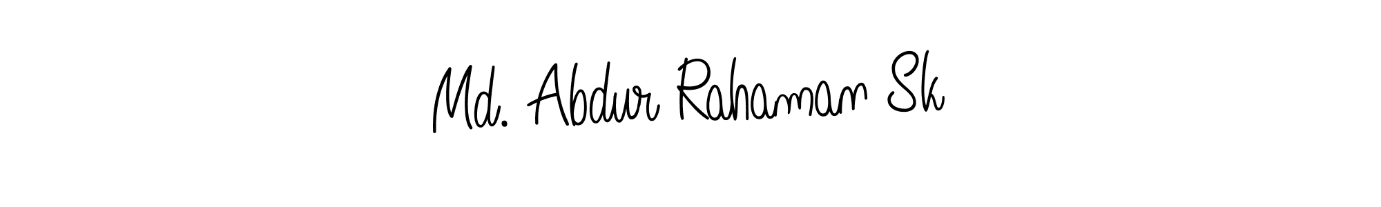 Use a signature maker to create a handwritten signature online. With this signature software, you can design (Angelique-Rose-font-FFP) your own signature for name Md. Abdur Rahaman Sk. Md. Abdur Rahaman Sk signature style 5 images and pictures png