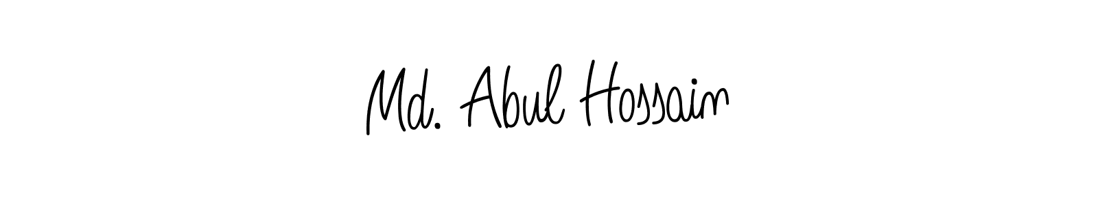 Make a beautiful signature design for name Md. Abul Hossain. With this signature (Angelique-Rose-font-FFP) style, you can create a handwritten signature for free. Md. Abul Hossain signature style 5 images and pictures png