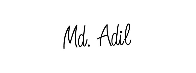 Also You can easily find your signature by using the search form. We will create Md. Adil name handwritten signature images for you free of cost using Angelique-Rose-font-FFP sign style. Md. Adil signature style 5 images and pictures png