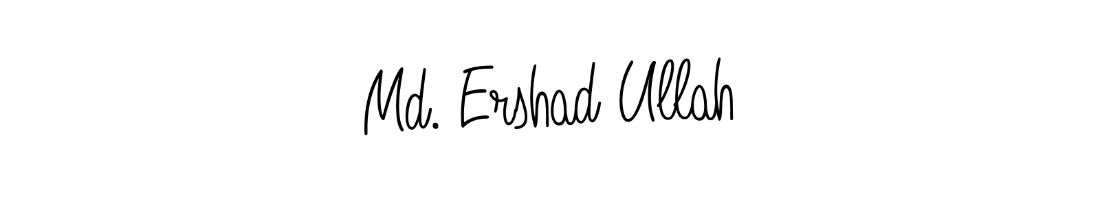 How to make Md. Ershad Ullah name signature. Use Angelique-Rose-font-FFP style for creating short signs online. This is the latest handwritten sign. Md. Ershad Ullah signature style 5 images and pictures png