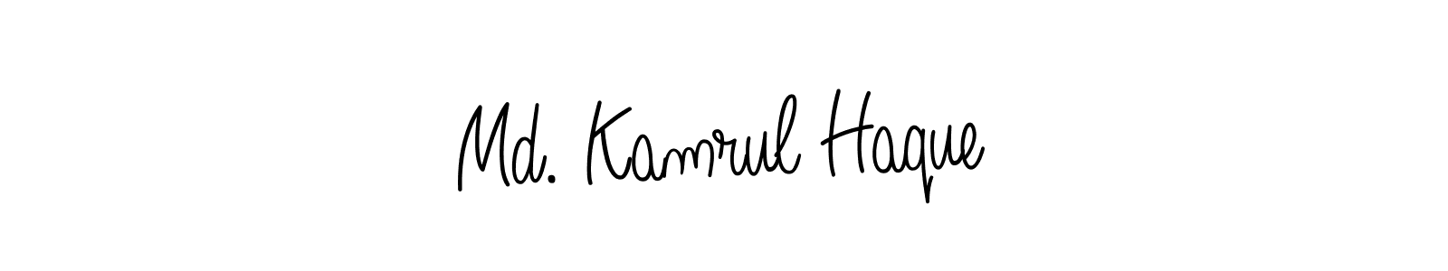 Md. Kamrul Haque stylish signature style. Best Handwritten Sign (Angelique-Rose-font-FFP) for my name. Handwritten Signature Collection Ideas for my name Md. Kamrul Haque. Md. Kamrul Haque signature style 5 images and pictures png