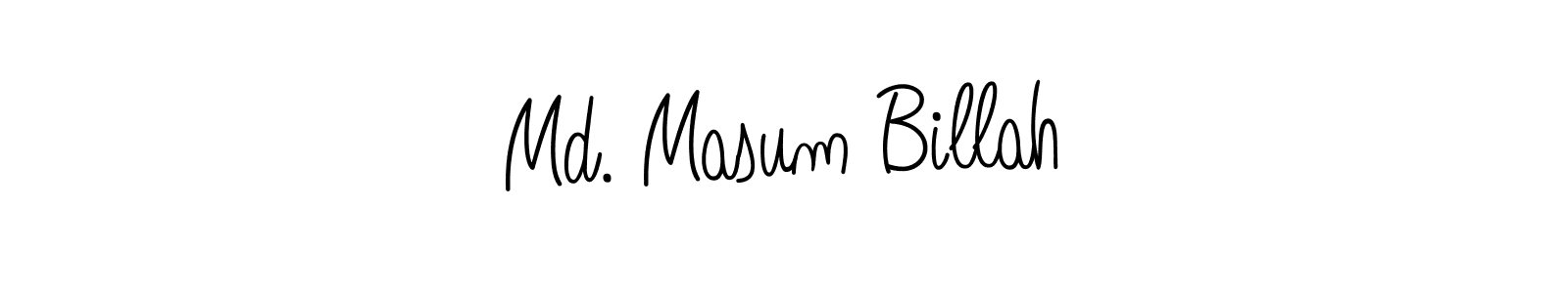 Make a beautiful signature design for name Md. Masum Billah. Use this online signature maker to create a handwritten signature for free. Md. Masum Billah signature style 5 images and pictures png