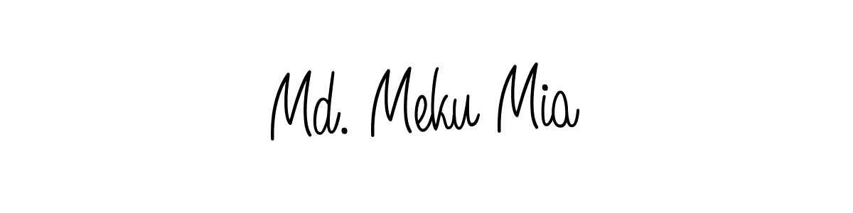 This is the best signature style for the Md. Meku Mia name. Also you like these signature font (Angelique-Rose-font-FFP). Mix name signature. Md. Meku Mia signature style 5 images and pictures png