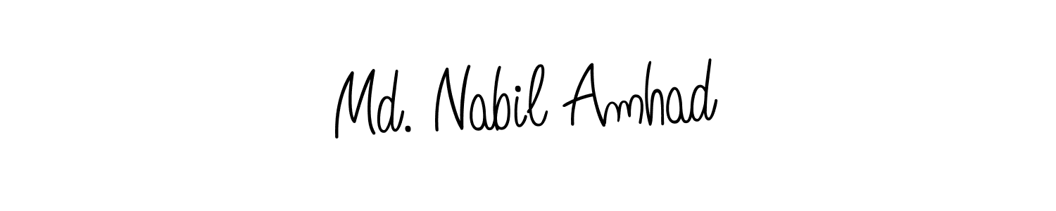 It looks lik you need a new signature style for name Md. Nabil Amhad. Design unique handwritten (Angelique-Rose-font-FFP) signature with our free signature maker in just a few clicks. Md. Nabil Amhad signature style 5 images and pictures png