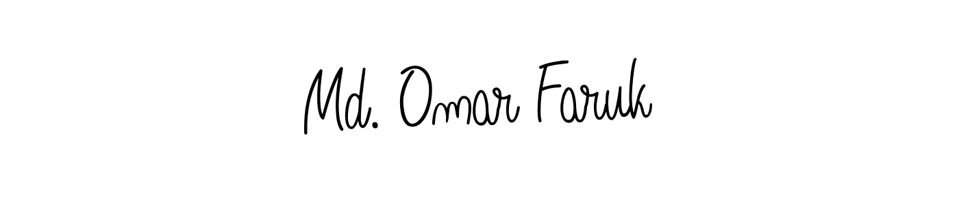 Also we have Md. Omar Faruk name is the best signature style. Create professional handwritten signature collection using Angelique-Rose-font-FFP autograph style. Md. Omar Faruk signature style 5 images and pictures png