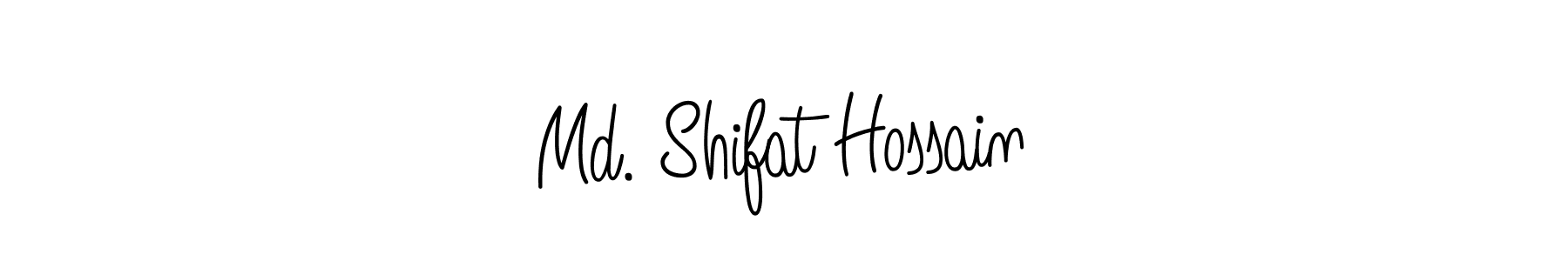 Use a signature maker to create a handwritten signature online. With this signature software, you can design (Angelique-Rose-font-FFP) your own signature for name Md. Shifat Hossain. Md. Shifat Hossain signature style 5 images and pictures png