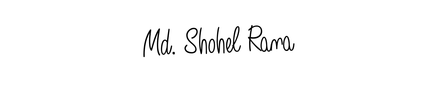 Also we have Md. Shohel Rana name is the best signature style. Create professional handwritten signature collection using Angelique-Rose-font-FFP autograph style. Md. Shohel Rana signature style 5 images and pictures png