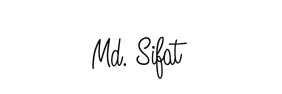 Md. Sifat stylish signature style. Best Handwritten Sign (Angelique-Rose-font-FFP) for my name. Handwritten Signature Collection Ideas for my name Md. Sifat. Md. Sifat signature style 5 images and pictures png