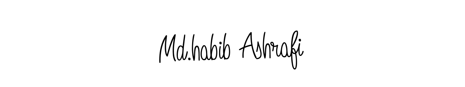 You can use this online signature creator to create a handwritten signature for the name Md.habib Ashrafi. This is the best online autograph maker. Md.habib Ashrafi signature style 5 images and pictures png