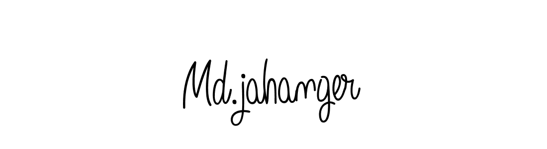 Design your own signature with our free online signature maker. With this signature software, you can create a handwritten (Angelique-Rose-font-FFP) signature for name Md.jahanger. Md.jahanger signature style 5 images and pictures png