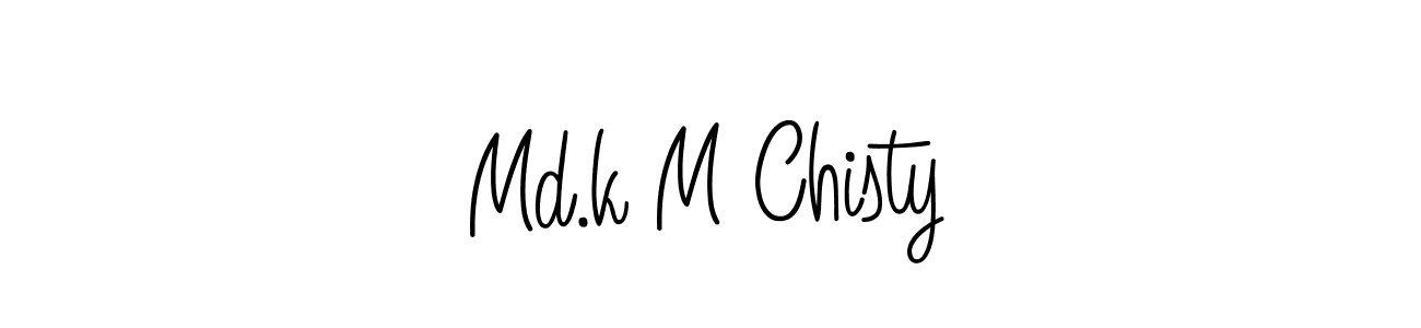 Here are the top 10 professional signature styles for the name Md.k M Chisty. These are the best autograph styles you can use for your name. Md.k M Chisty signature style 5 images and pictures png