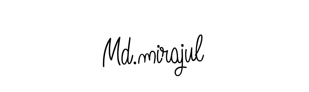 Once you've used our free online signature maker to create your best signature Angelique-Rose-font-FFP style, it's time to enjoy all of the benefits that Md.mirajul name signing documents. Md.mirajul signature style 5 images and pictures png