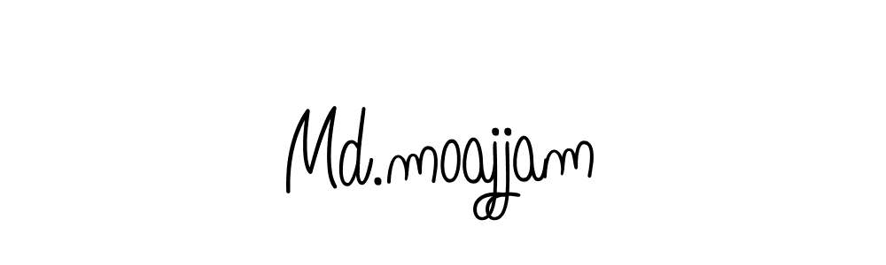 Design your own signature with our free online signature maker. With this signature software, you can create a handwritten (Angelique-Rose-font-FFP) signature for name Md.moajjam. Md.moajjam signature style 5 images and pictures png