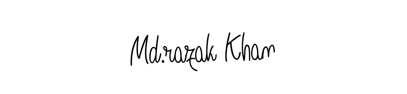 Similarly Angelique-Rose-font-FFP is the best handwritten signature design. Signature creator online .You can use it as an online autograph creator for name Md.razak Khan. Md.razak Khan signature style 5 images and pictures png