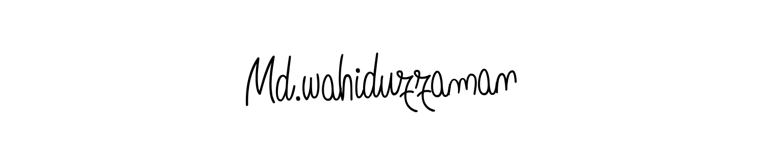 Create a beautiful signature design for name Md.wahiduzzaman. With this signature (Angelique-Rose-font-FFP) fonts, you can make a handwritten signature for free. Md.wahiduzzaman signature style 5 images and pictures png