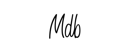 A timeless handwritten aesthetic for Mdb. The Angelique-Rose-font-FFP font gives your signature a handcrafted feel with natural curves. Mdb signature style 5 images and pictures png