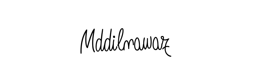 How to make Mddilnawaz name signature. Use Angelique-Rose-font-FFP style for creating short signs online. This is the latest handwritten sign. Mddilnawaz signature style 5 images and pictures png