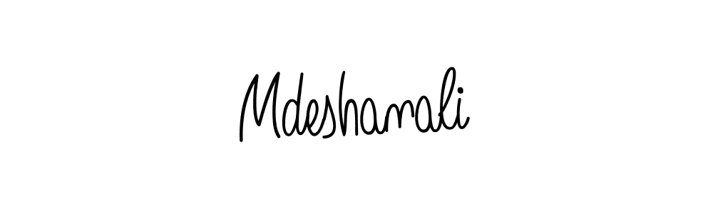 Angelique-Rose-font-FFP is a professional signature style that is perfect for those who want to add a touch of class to their signature. It is also a great choice for those who want to make their signature more unique. Get Mdeshanali name to fancy signature for free. Mdeshanali signature style 5 images and pictures png