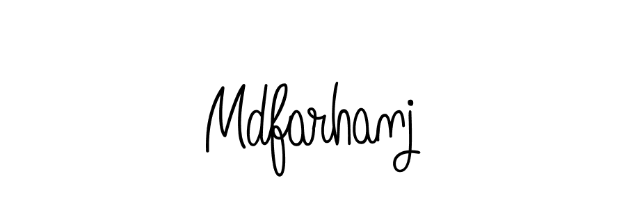 Design your own signature with our free online signature maker. With this signature software, you can create a handwritten (Angelique-Rose-font-FFP) signature for name Mdfarhanj. Mdfarhanj signature style 5 images and pictures png