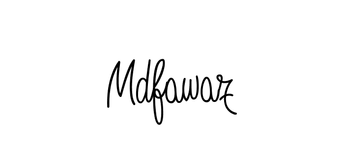 You should practise on your own different ways (Angelique-Rose-font-FFP) to write your name (Mdfawaz) in signature. don't let someone else do it for you. Mdfawaz signature style 5 images and pictures png